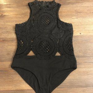 Fashion Nova Crochet Bodysuit